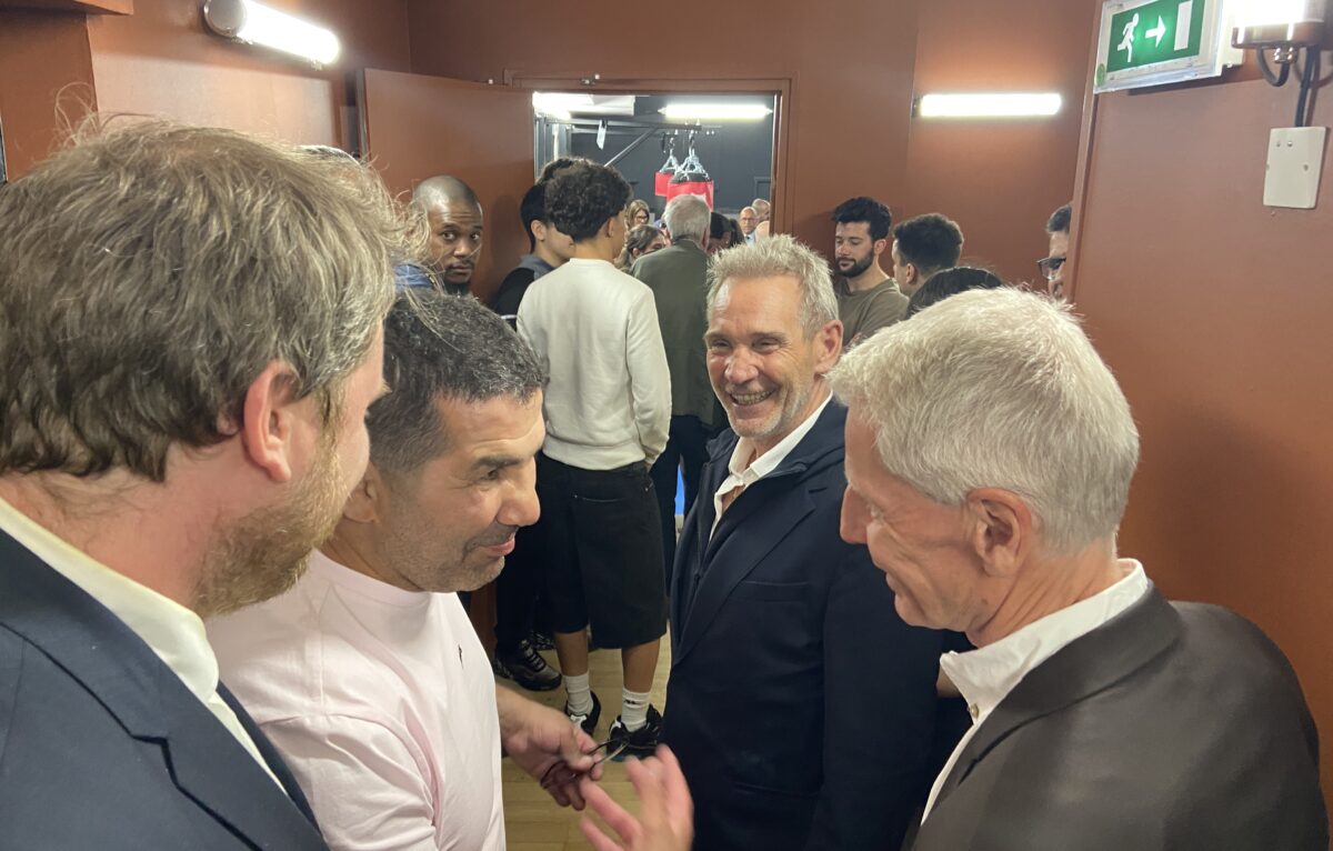 Philippe Haag, Morrade Hakkar, Fabrice Jeannot et Bernard Bletton (Sedia-Territoire 25). © Alexane Alfaro