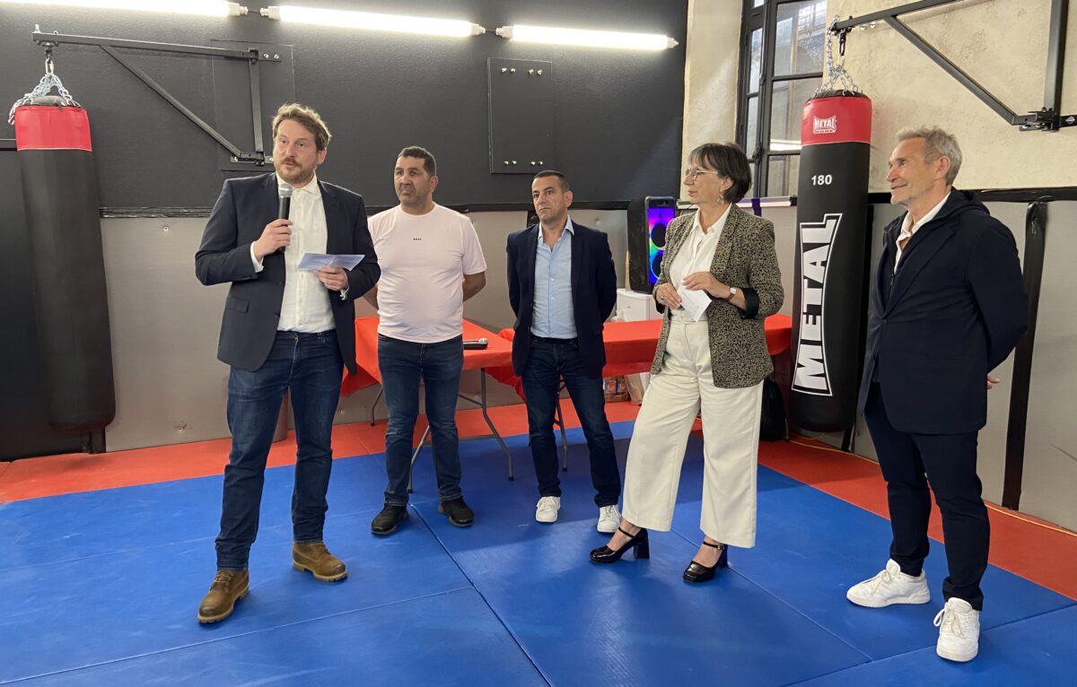 Philippe Haag, Morrade Hakkar, Abdel Ghezali, Anne Vignot et Fabrice Jeannot. © Alexane Alfaro