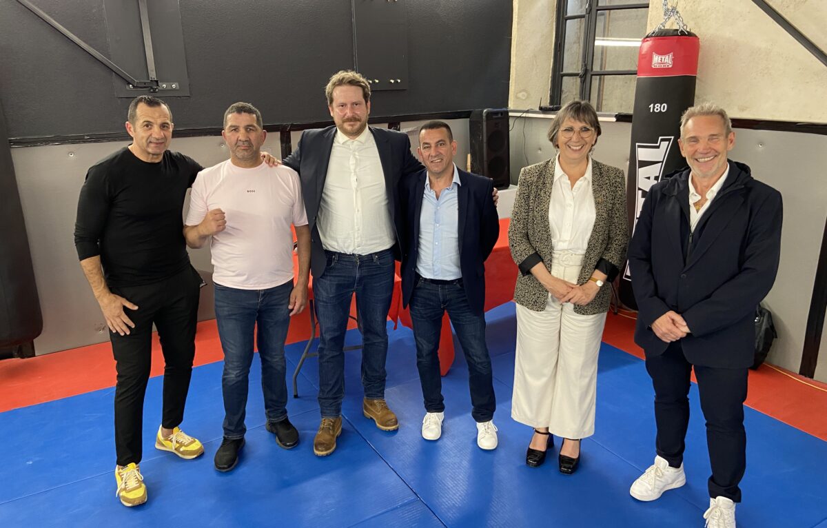 Bellati et Morrade Hakkar, Philippe Haag, Abdel Ghezali, Anne Vignot et Fabrice Jeannot. © Alexane Alfaro