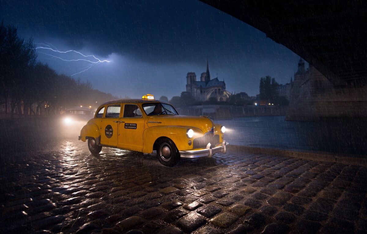 Un taxi jaune Pour Gabriel Spaak © ThBrenet