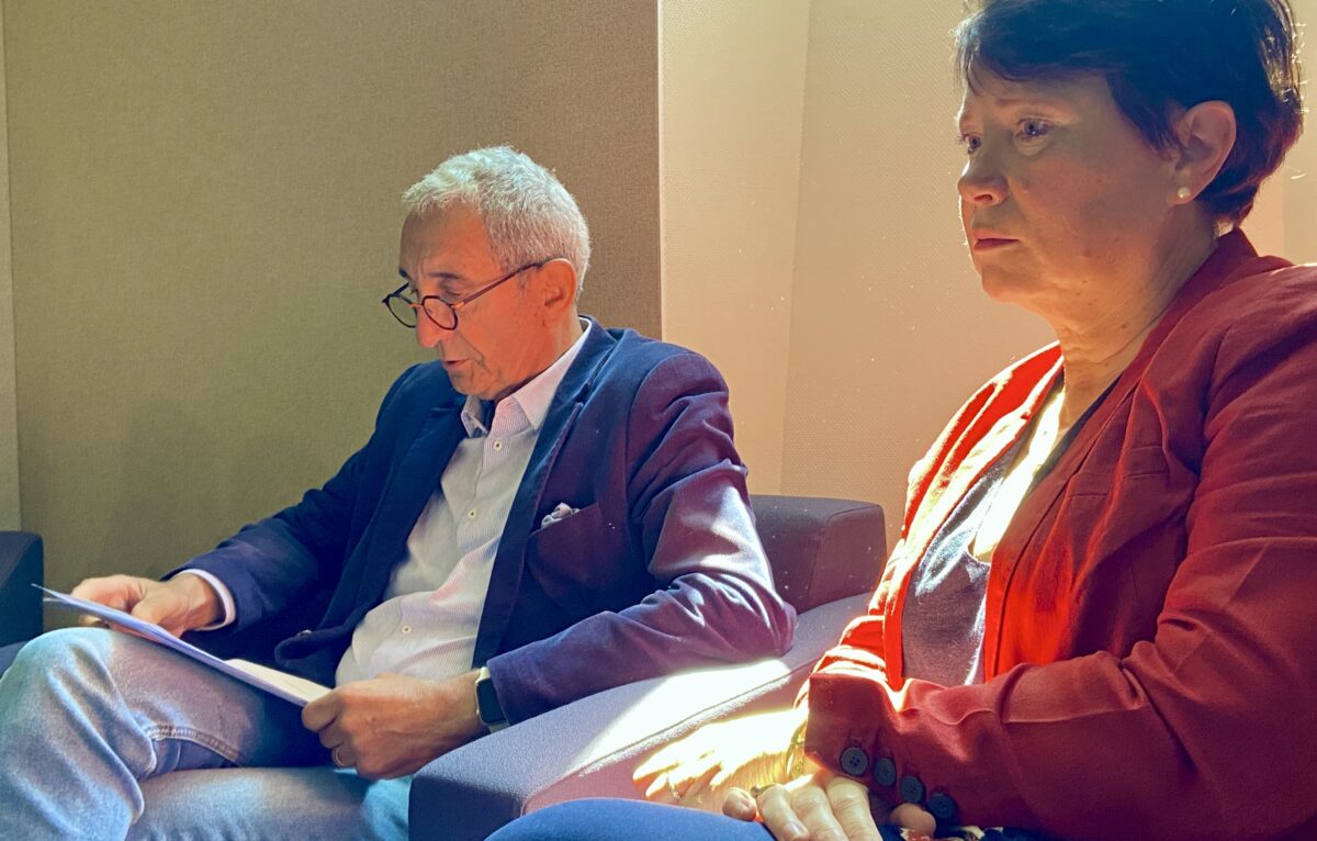 Le président de BFC Tourisme Patrick Ayache et Nathalie Labosse, Conseillère régionale déléguée en charge de l'itinérance touristique. © Élodie R.