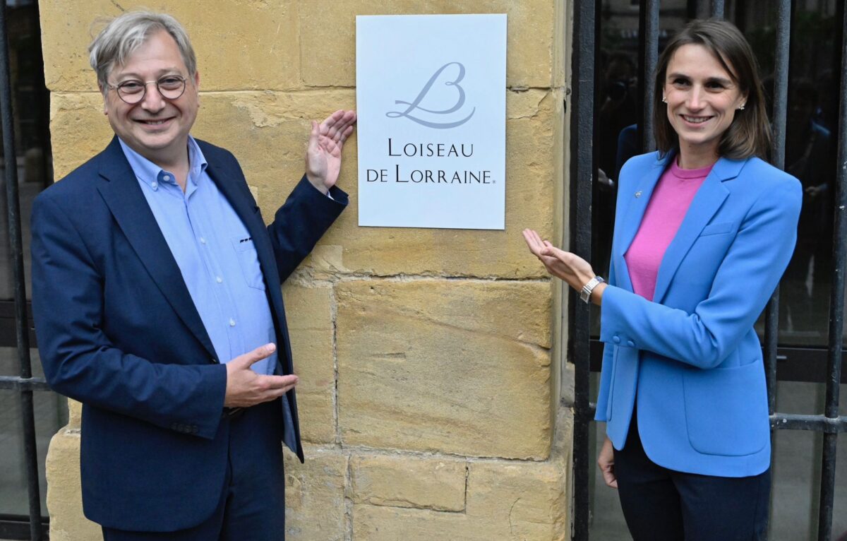 François Grosdidier, maire de Metz et Bérangère Loiseau, PDG du groupe Bernard Loiseau © Philippe Gisselbrecht - Ville de Metz