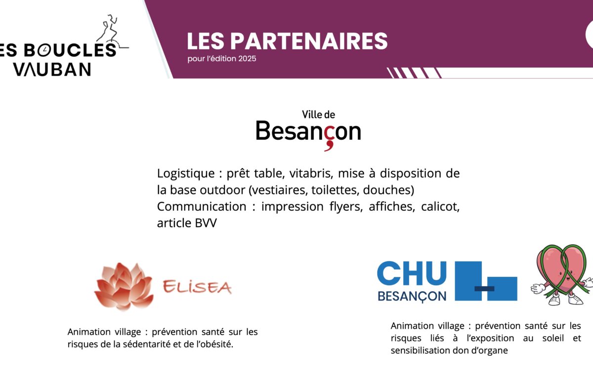 Boucles Vauban - les partenaires © Decathlon