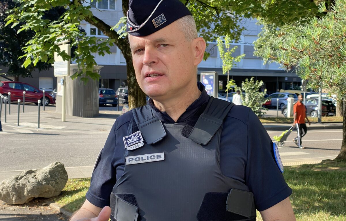 Laurent Perraut, directeur interdépartemental de la police nationale du Doubs © Alexane Alfaro
