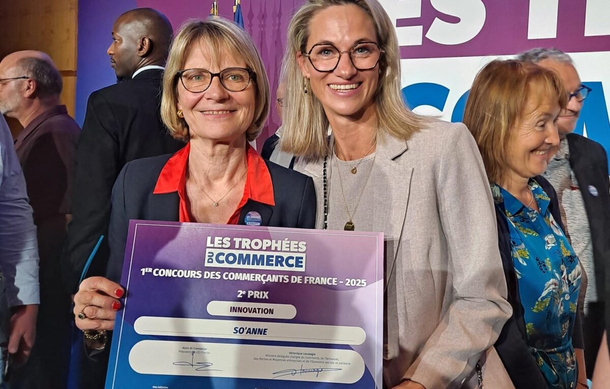 Anne-Sophie Baier et Sophie Sandri, élue commerce à la CCI Saône-Doubs © CCI Saône-Doubs