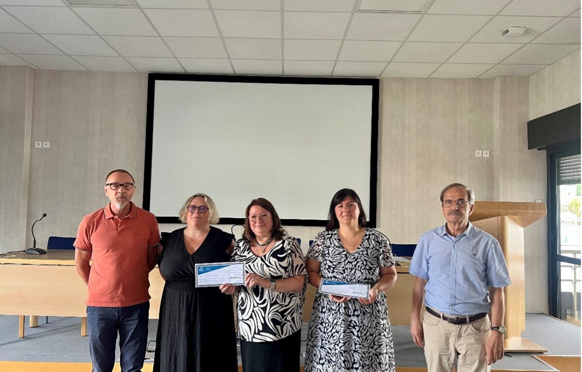  Pr Gilles Capellier, président de DDS, Mme Magali Nicolier Pallandre, Dr Delphine Binda, Dr Chloé Drozd, Pr Georges Mantion, président du CERSM  © Don Du Souffle 