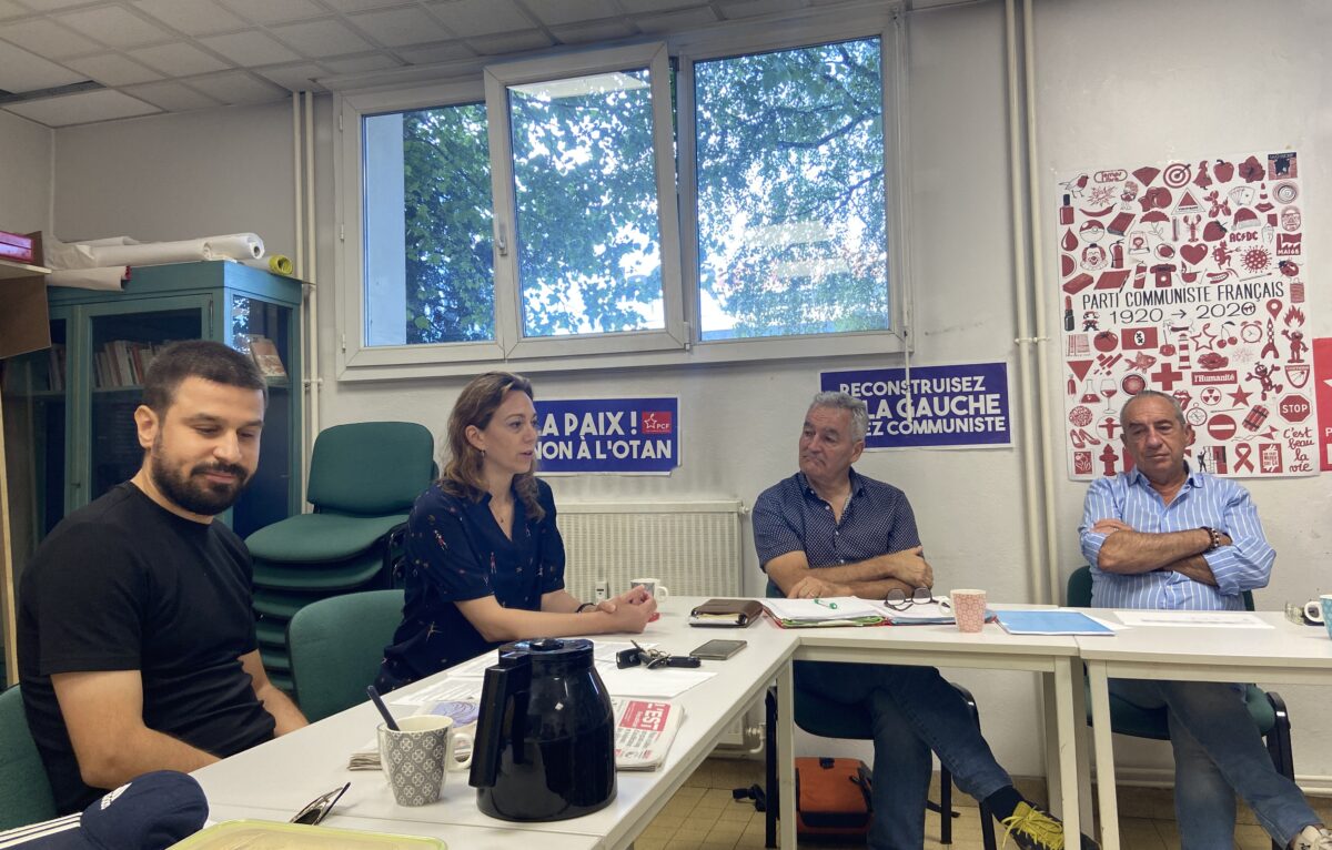 Hasni Alem, Aline Chassagne, Christophe Lime et André Terzo. © Élodie R.