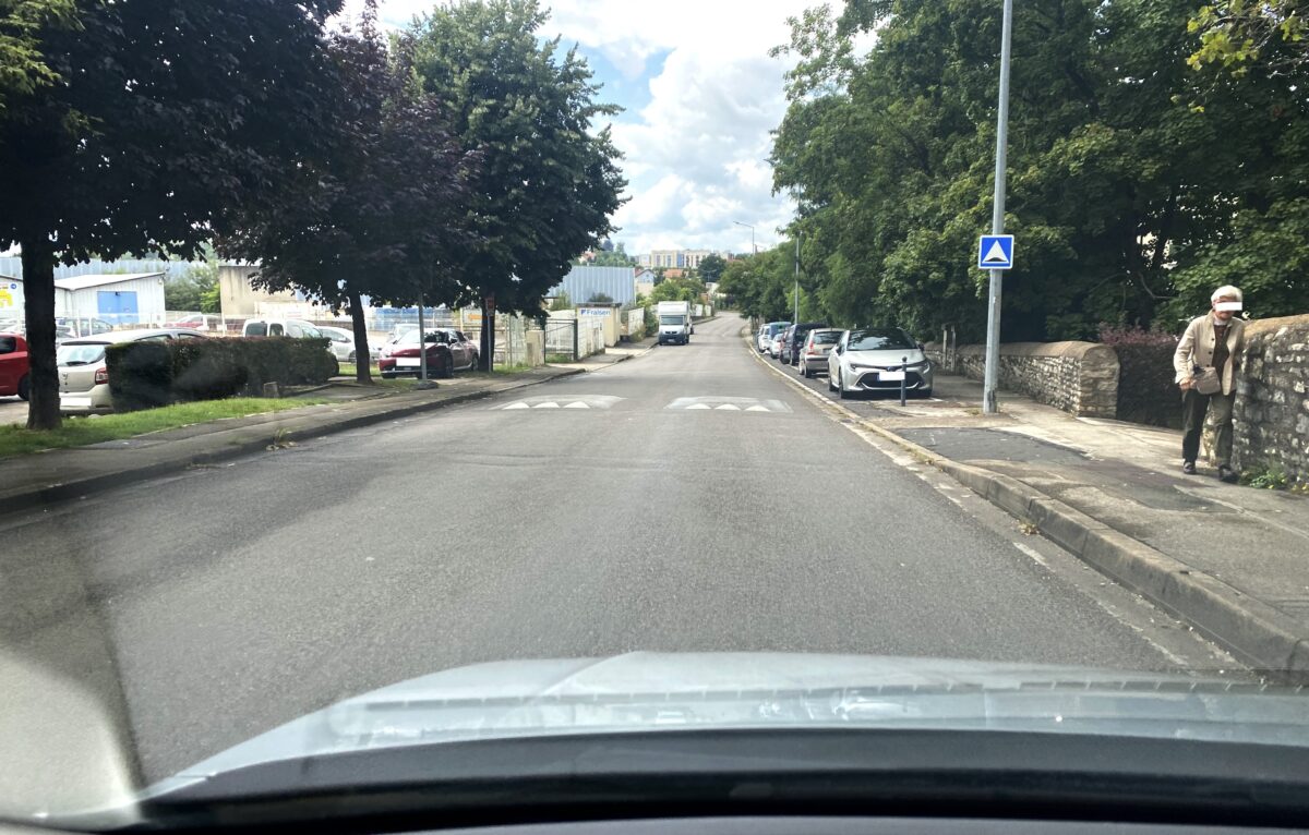 Rue Denis Papin à Besançon. © Alexane Alfaro