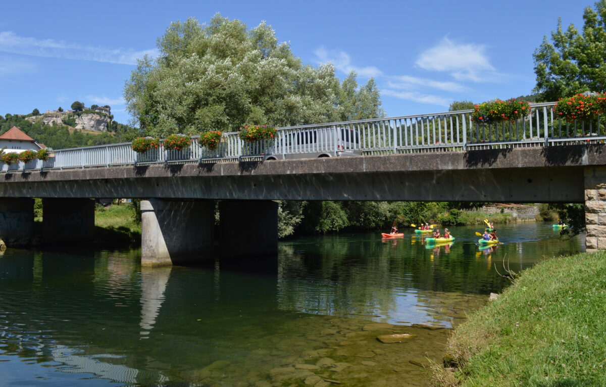 Canoë sur la Loue. © Liz Millereau