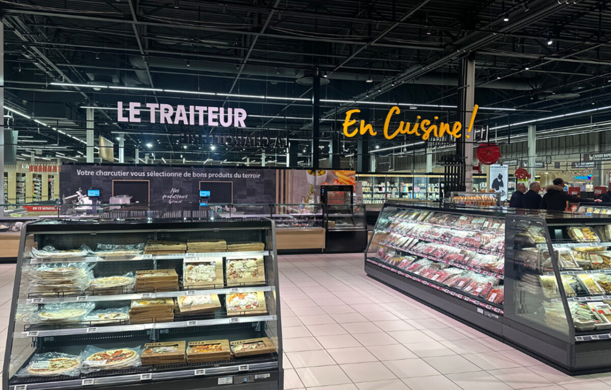 Le rayon charcuterie et traiteur - © Intermarché Chateaufarine - Créé par nos soins
