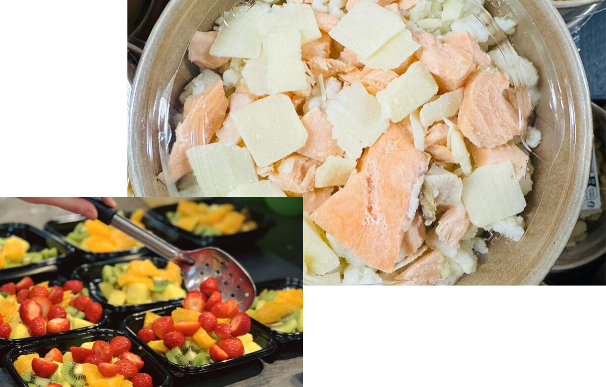 Snacking et fraiche découpe - © Intermarché Chateaufarine - Créé par nos soins