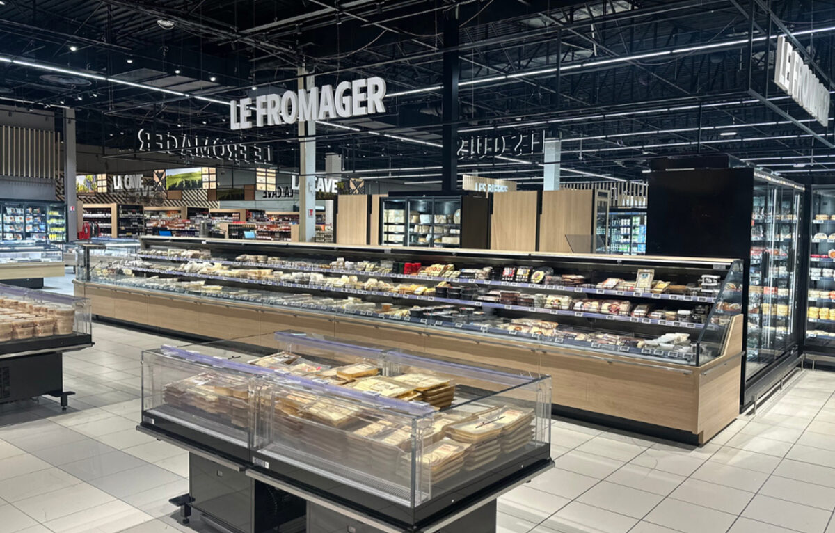 Le rayon fromages © Intermarché Chateaufarine - Créé par nos soins