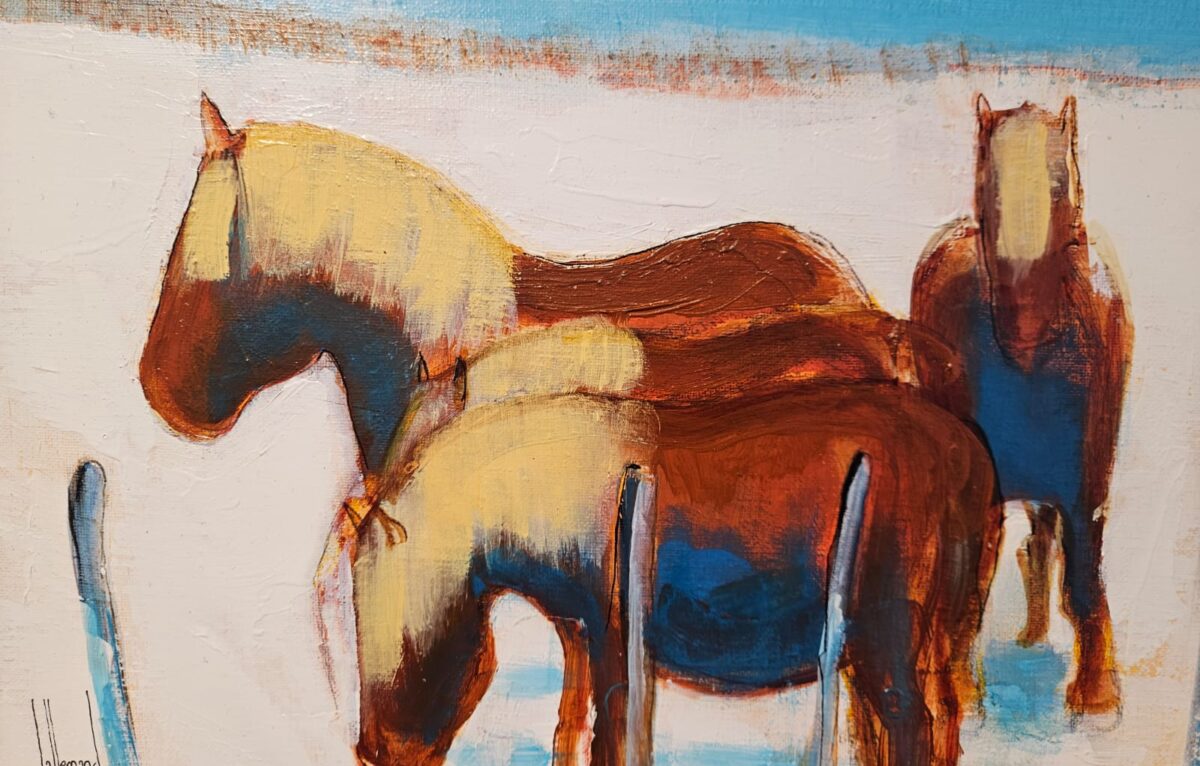 Peinture d'Aimé Lallemand © Bernadette Cordier