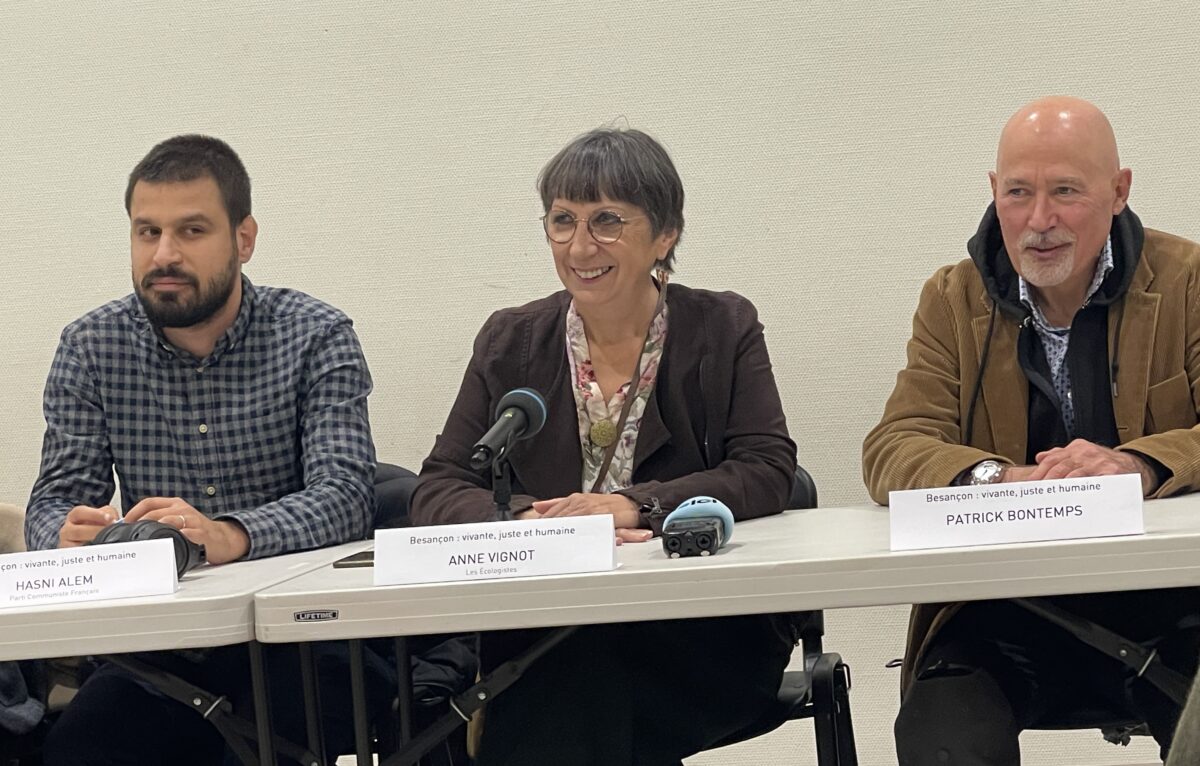 Hasni Alem, Anne Vignot et Patrick Bontemps © Alexane Alfaro