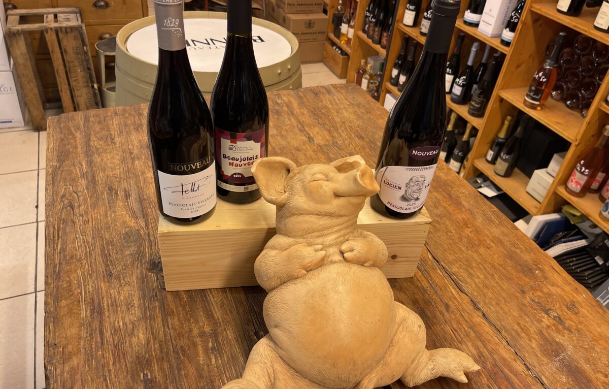 La sélection de Beaujolais Nouveau de Barthod. © Alexane Alfaro