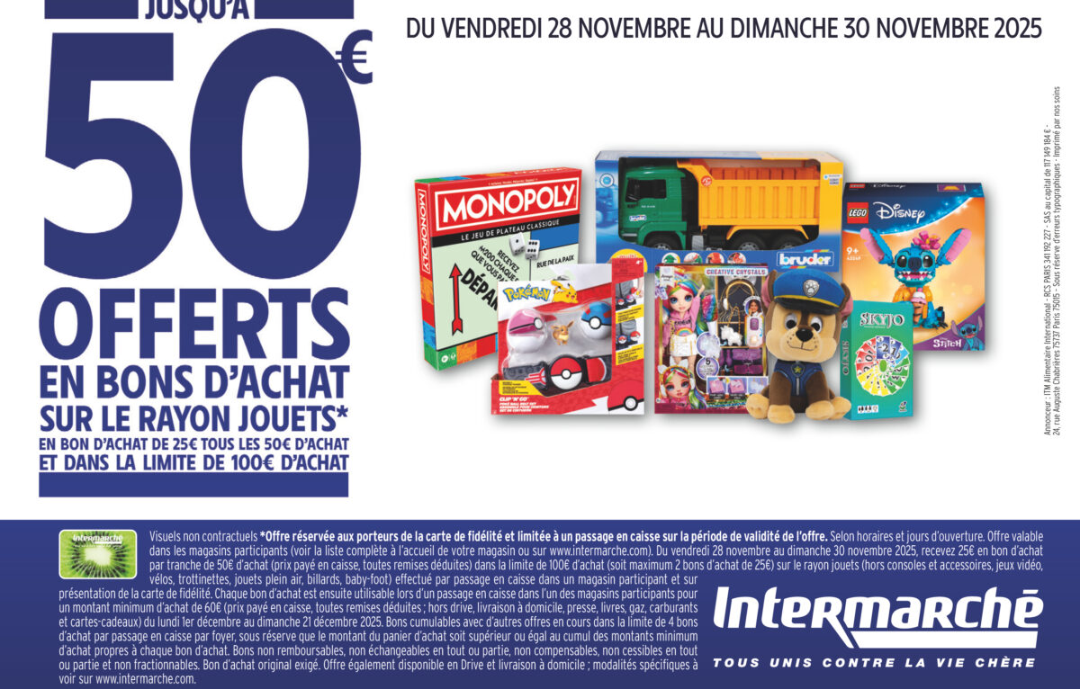 Opportunités sur les jouets - Intermarché Chateaufarine © Créé par nos soins