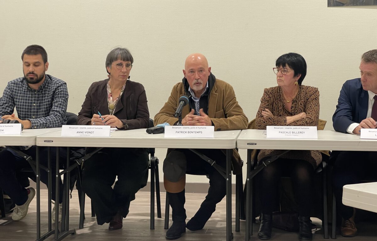 Hasni Alem, Anne Vignot, Patrick Bontemps et Pascale Billerey. © Alexane Alfaro