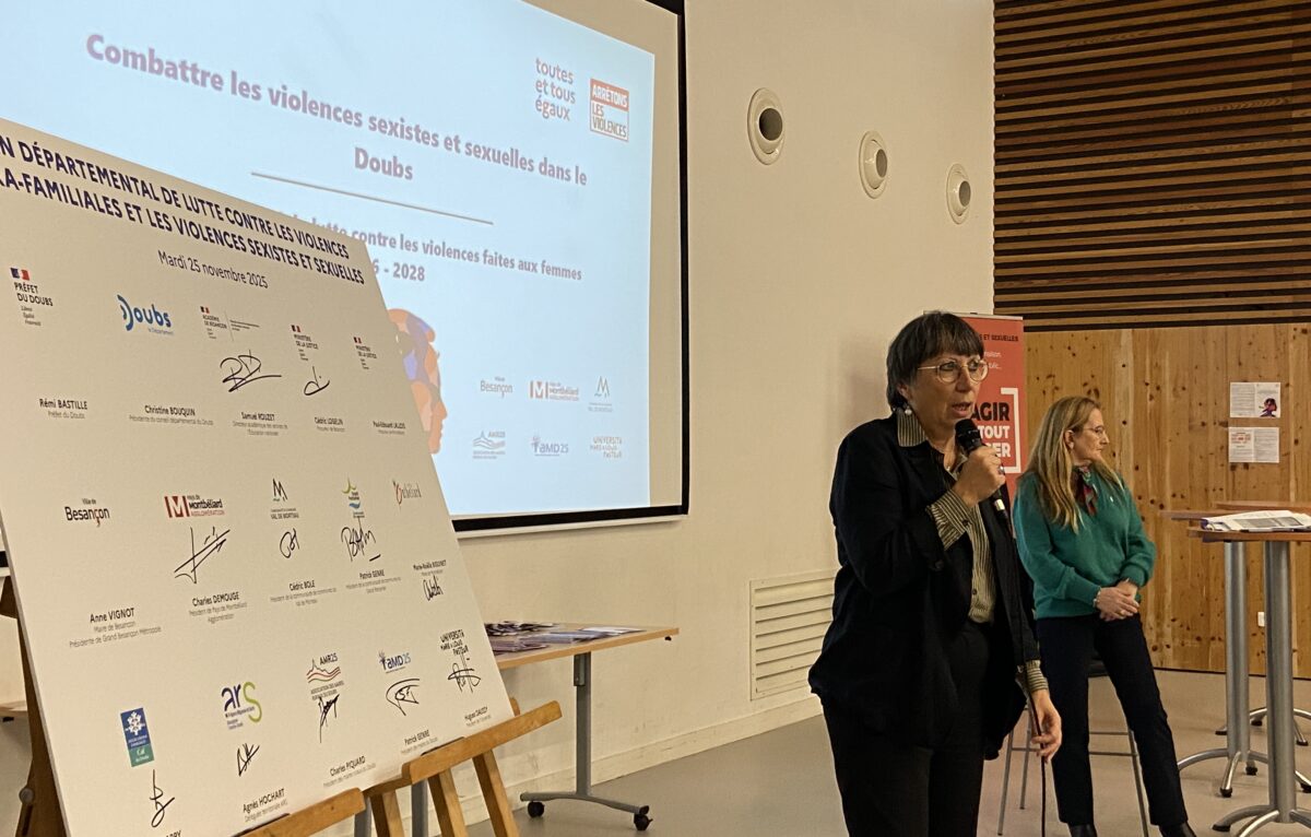 Anne Vignot, maire de Besançon.  © Élodie R.