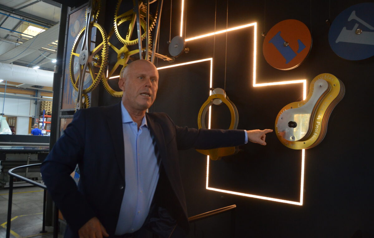 Thierry Bisieaux, PDG de l'entreprise Cryla. © Élodie R.