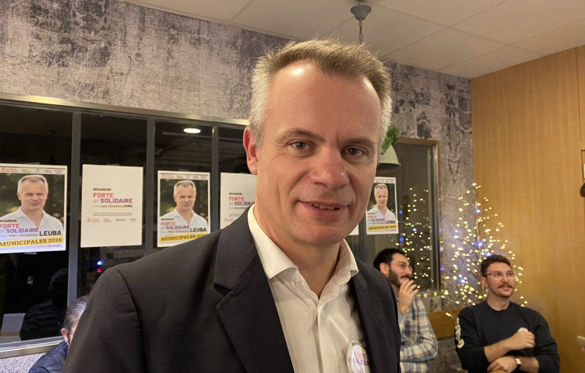 Jean-Sébastien Leuba, candidat PS à la mairie de Besançon &copy; Hélène Loget