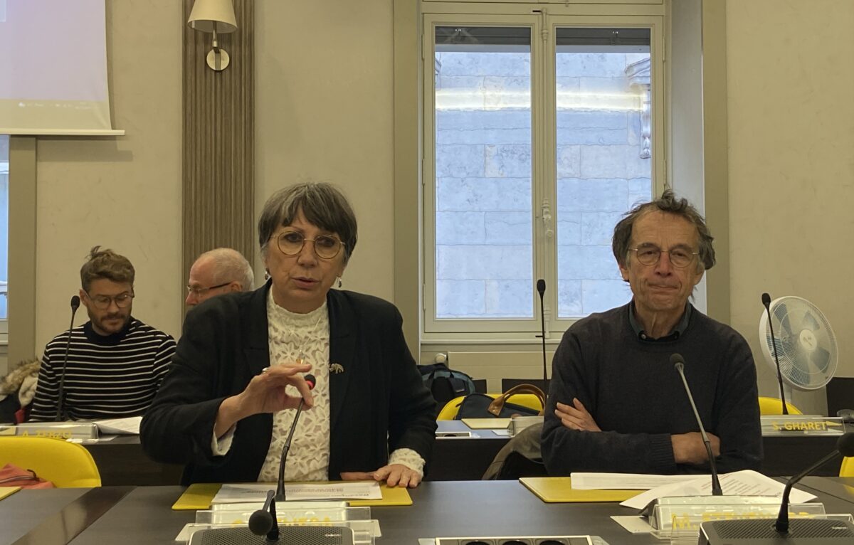 Anne Vignot et Benoît Cypriani.  © Élodie Retrouvey