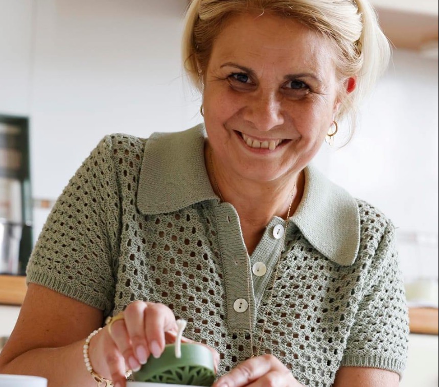 Myriam Jouille, créatrice des bougies  Candela and Cie ©  Candela and Cie