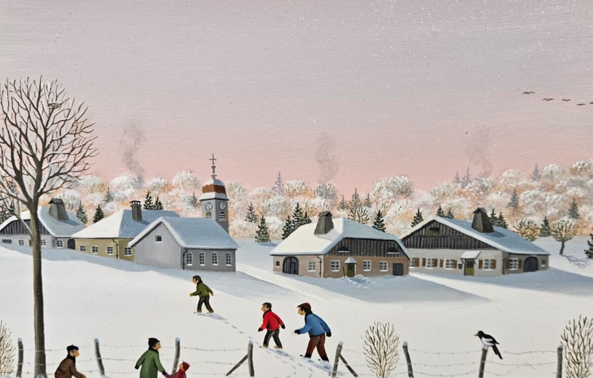 Une peinture de Denis Bauquier &copy; Photo ©Bernadette Cordier