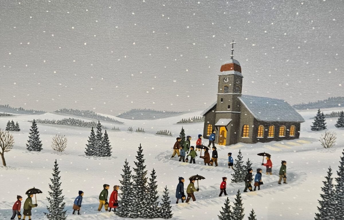 Une peinture de Denis Bauquier &copy; Photo ©Bernadette Cordier