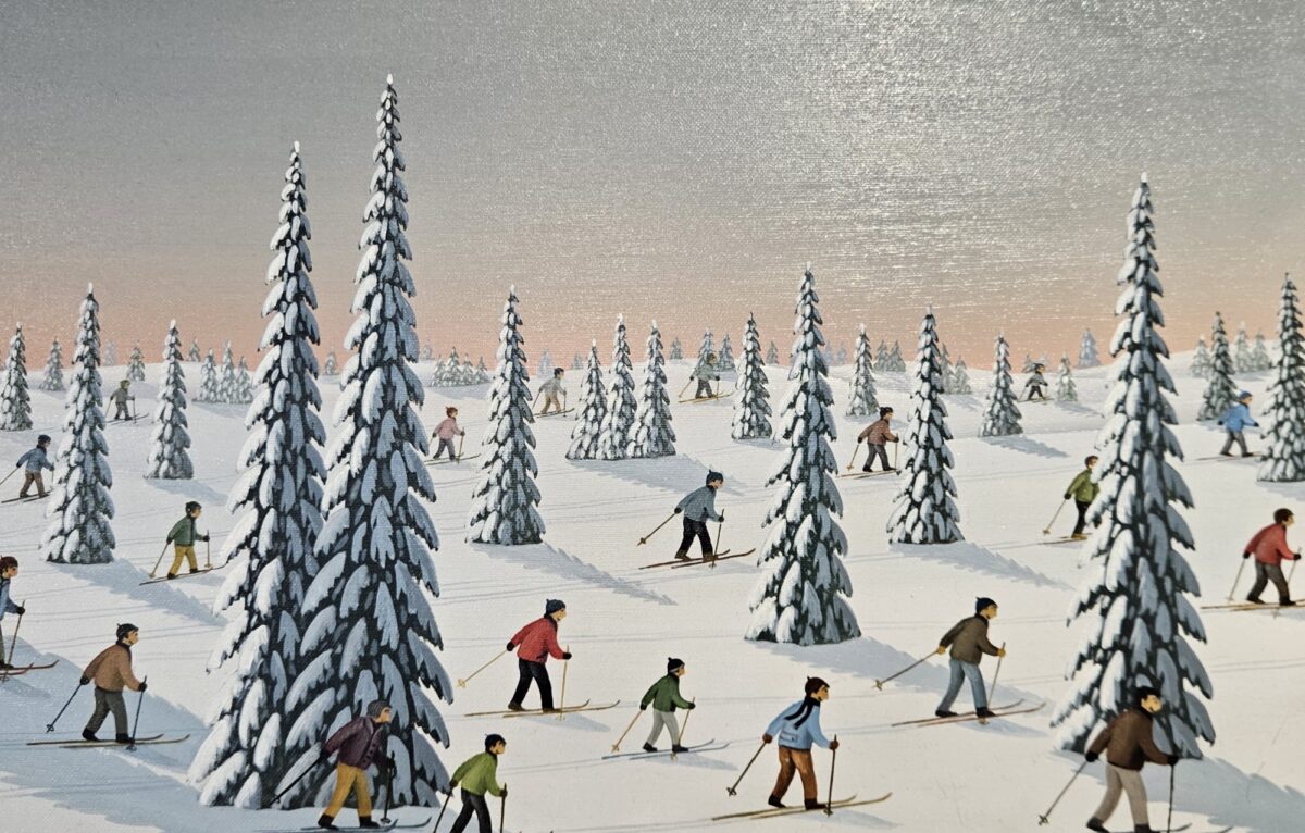 Une peinture de Denis Bauquier &copy; Photo ©Bernadette Cordier