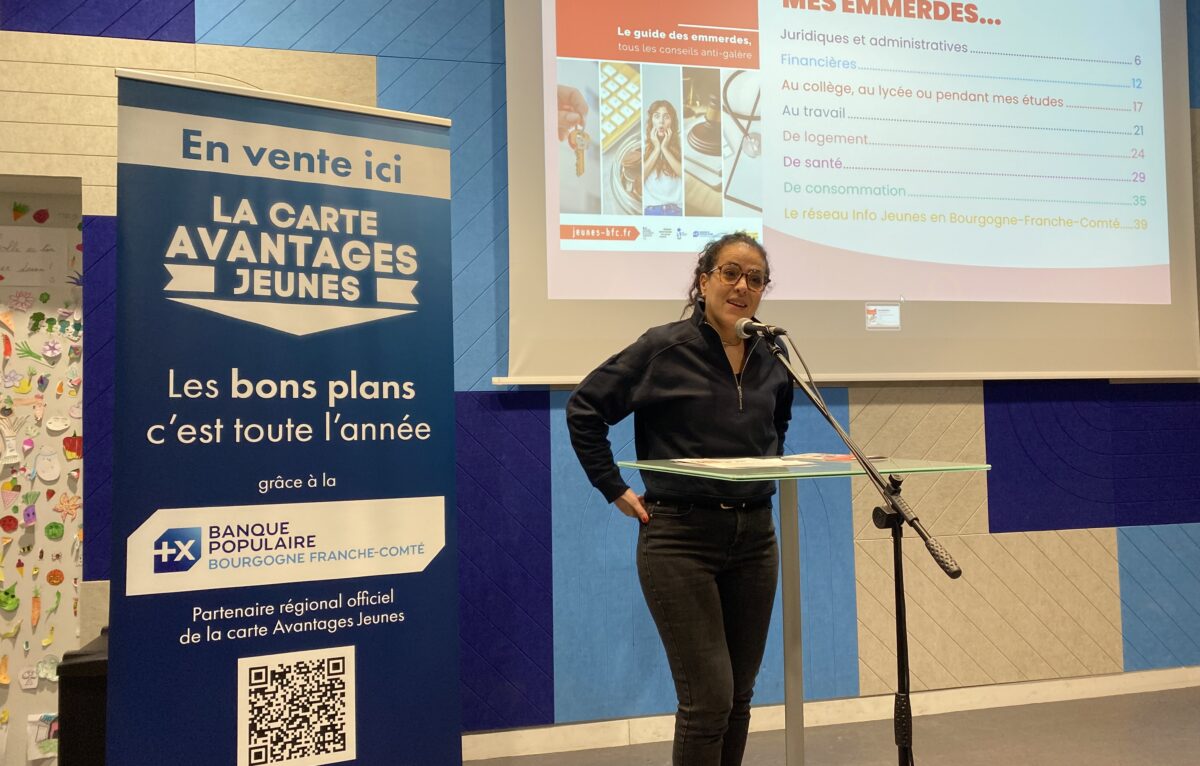 Nabia Hakkar-Boyer, présidente d’Info Jeunes Bourgogne-Franche-Comté &copy; Hélène Loget
