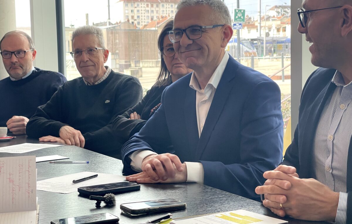 Patrick Bouzat, Anne Falga, Laurent Croizier et Ludovic Fagaut. &copy; Alexane Alfaro