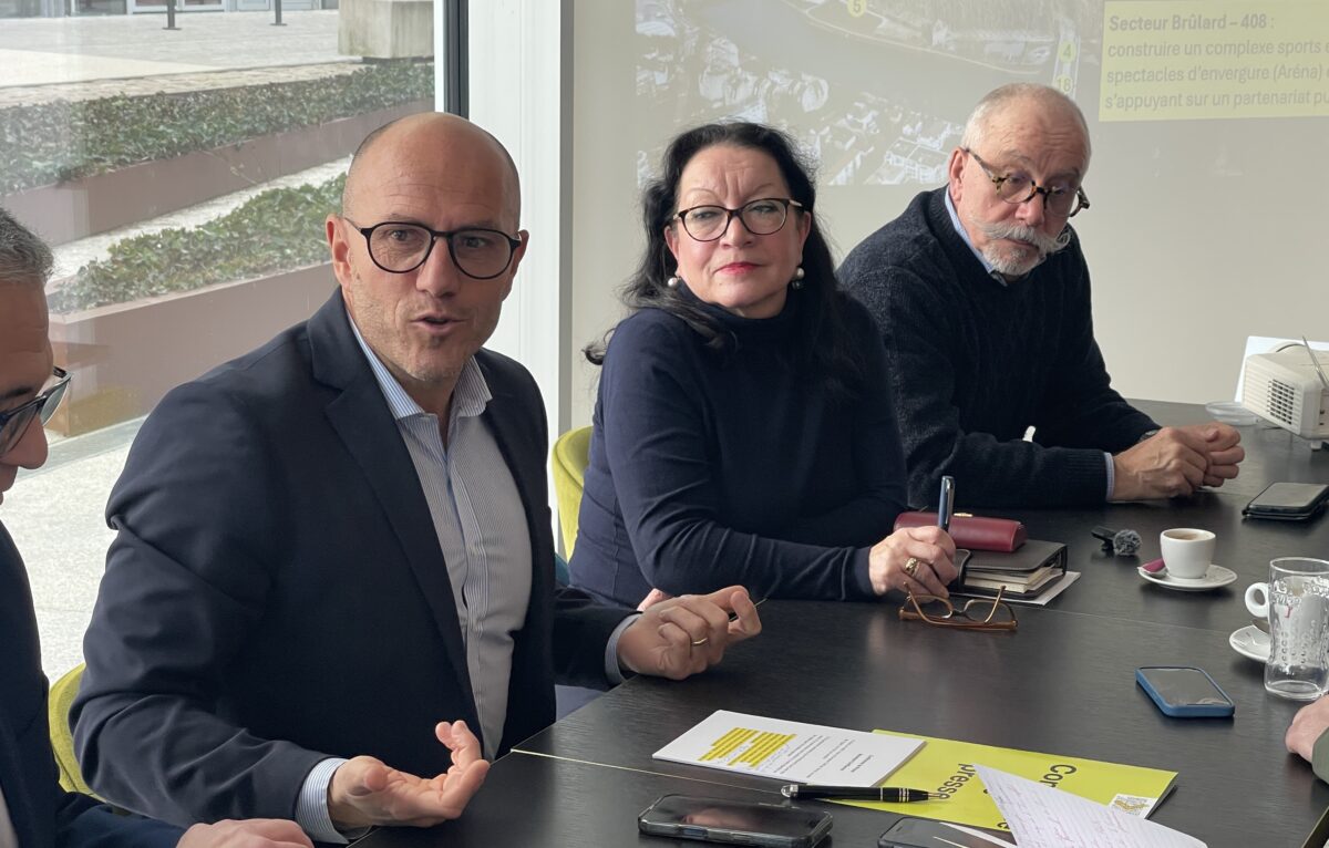 Ludovic Fagaut, Frédérique Thomas-Morin et Serge Couësmes. &copy; Alexane Alfaro