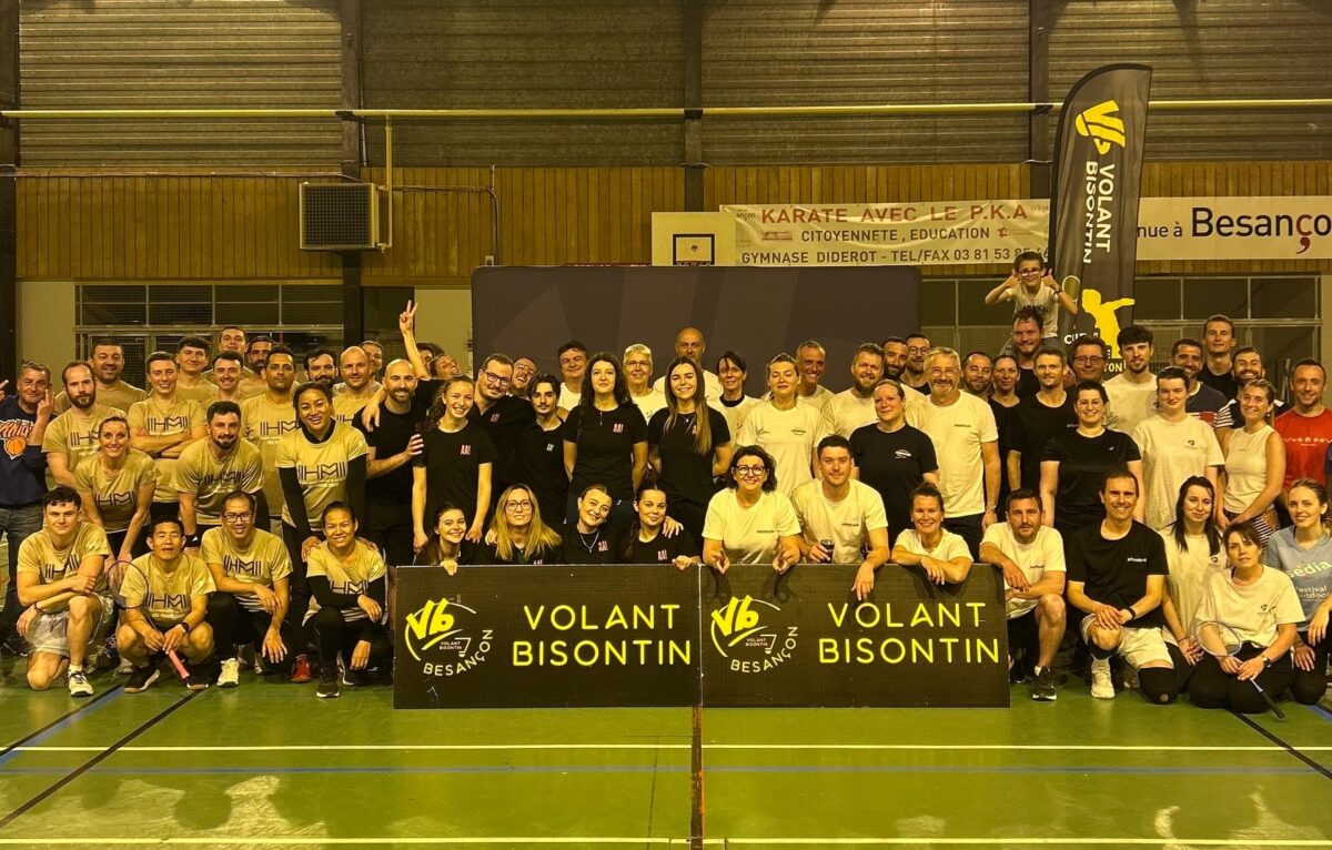Édition 2025 du Bad’challenge entreprises du Volant Bisontin.  &copy; Facebook Volant Bisontin