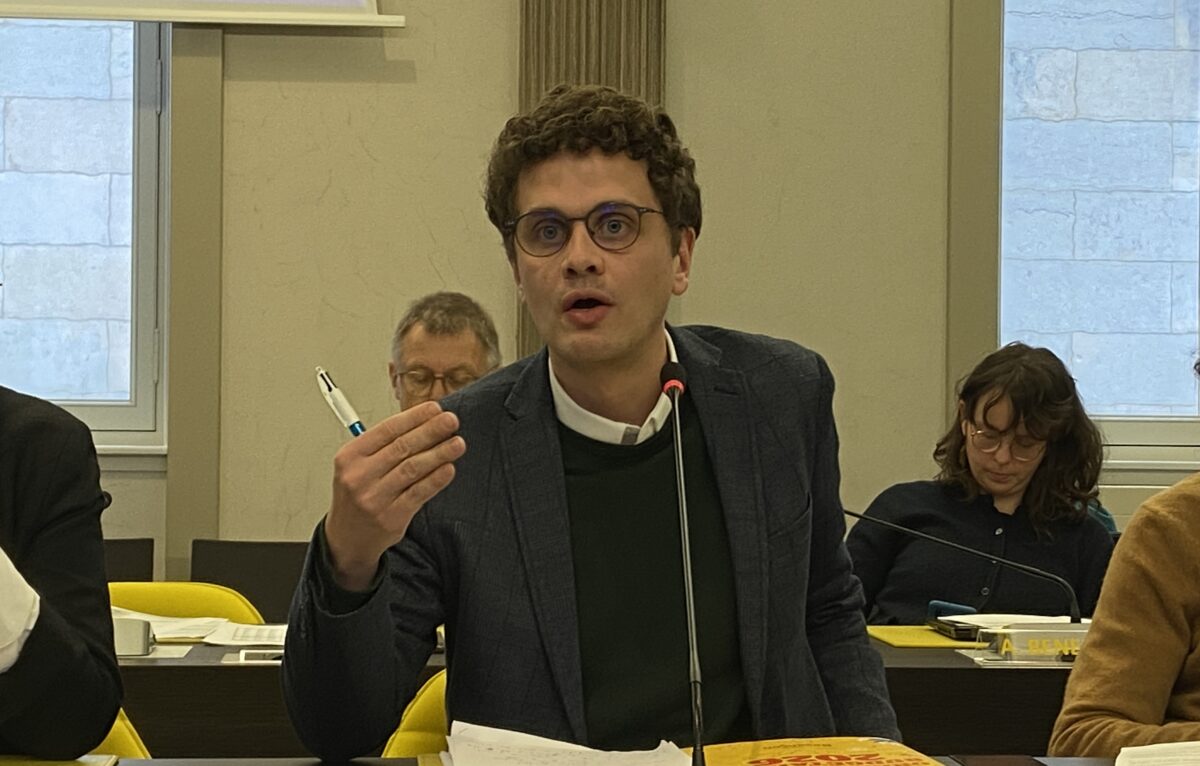 Anthony Poulin, adjoint en charge des Finances à la Ville de Besançon. &copy; Élodie R.