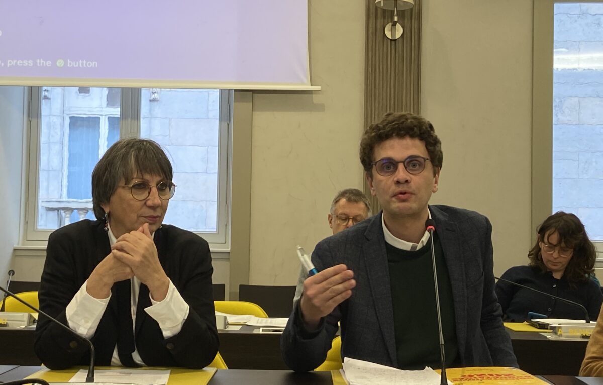 Anne Vignot et Anthony Poulin. &copy; Élodie R.