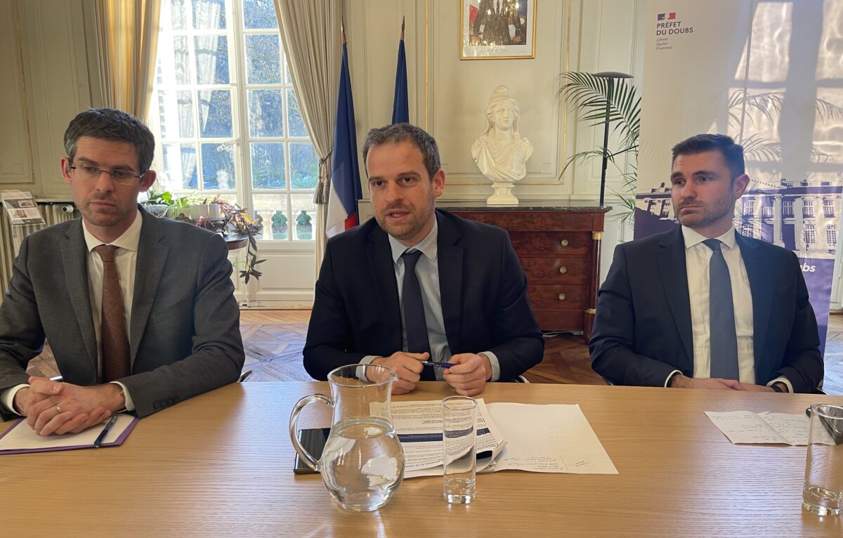 Cédric Logelin, Rémi Bastille et Paul-Édouard Lallois. &copy; Alexane Alfaro