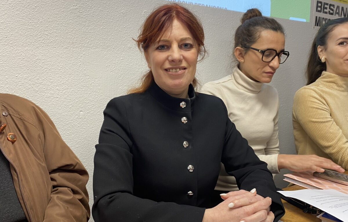 Séverine Vézies, candidate LFI à la municipalité de Besançon &copy; Hélène Loget