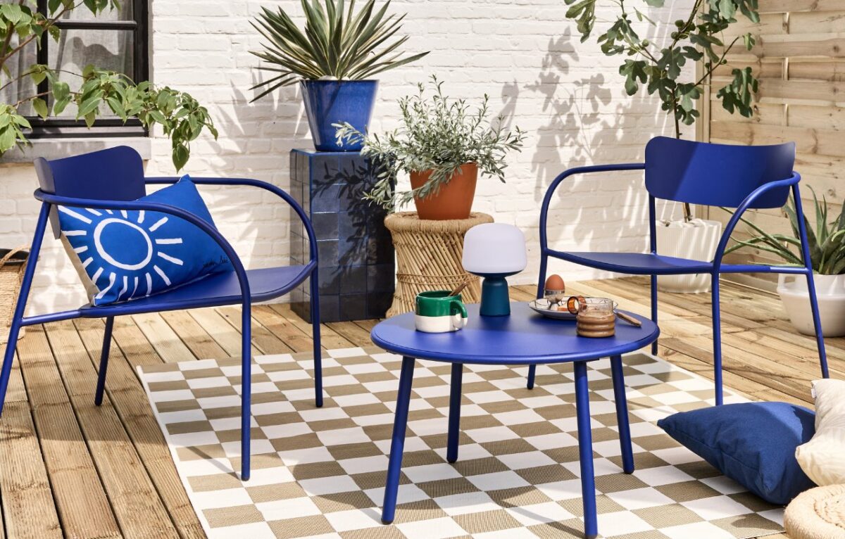 Ensemble de jardin Majorelle &copy; Leroy Merlin