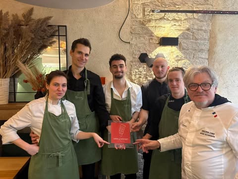 Le critique Christophe Stuber au restaurant Épicéa. &copy; DR