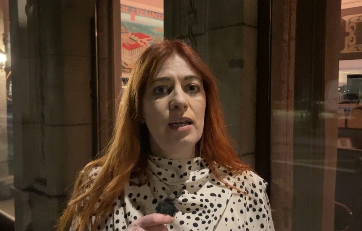 Séverine Véziès, candidate LFI &copy; Élodie Retrouvey