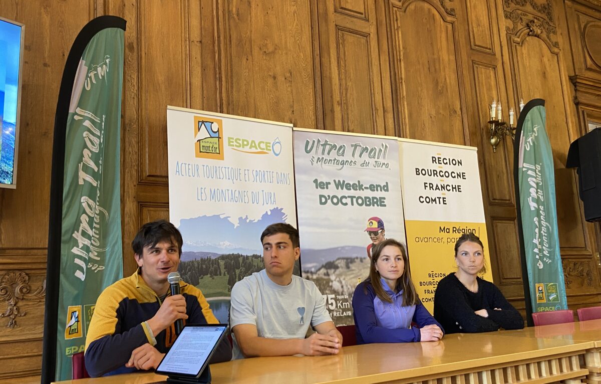 Les traileurs Jean Marie Thevenard, Jules Gerber, Manon Charpy et Mathilde Duchaussoy.  &copy; Élodie R.