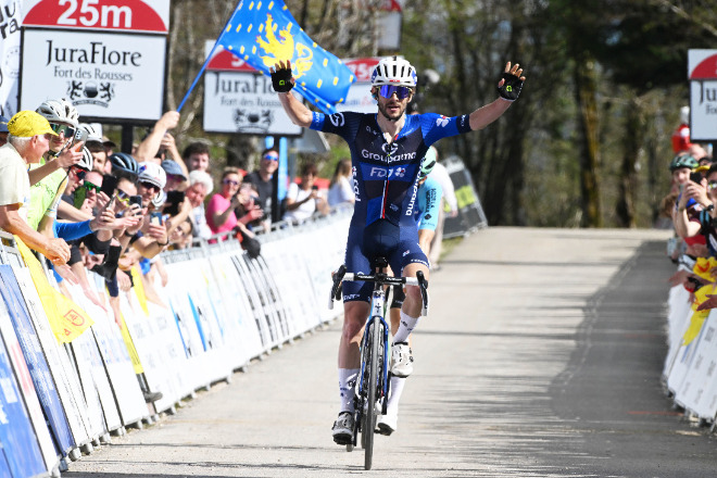 Guillaume Martin-Guyonnet a réalisé le doublé Classic Grand Besançon Doubs / Tour du Jura en 2025. 


 &copy; LNC / Bruno Bade
