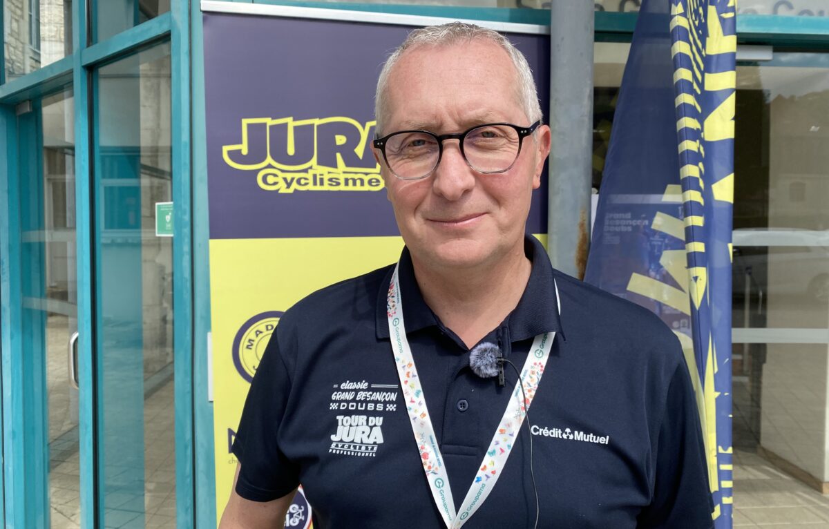  Laurent Monrolin, co-organisateur de la Classic Grand Besançon Doubs et du Tour du Jura  &copy; Hélène Loget