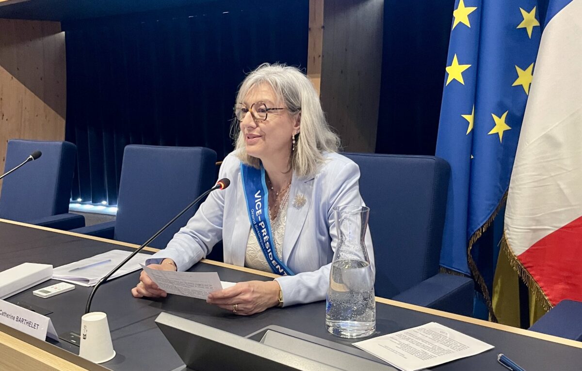 Catherine Barthelet, première vice-présidente de Grand Besançon Métropole. &copy; Alexane Alfaro