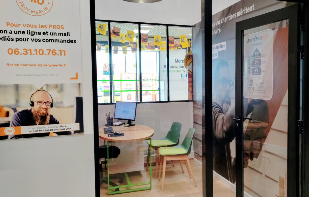 Leroy Merlin, nouvel espace PROS &copy; Leroy Merlin