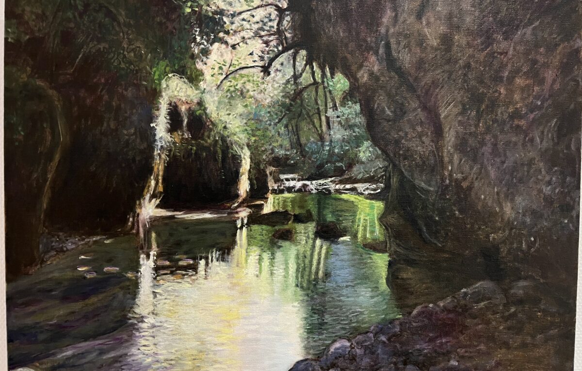 Peinture du Puits-noir par Jean-Baptiste Crabbe &copy; DR - ean-Baptiste Crabbe