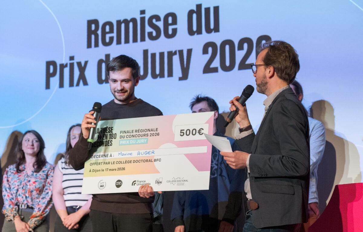 Maxime Auger, ma thèse en 180 secondes &copy; Édouard Barra