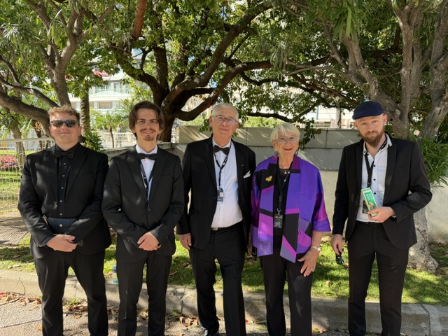 L’équipe du FICAV : Martine et Jean-Marc Thérouanne, Directeurs, Jules Gouillon, (communication), Jules Dellais, 
Noé Samson (Guest manager)
 &copy; Cinémas d'Asie