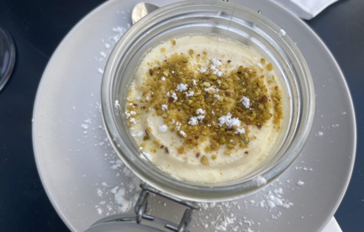 Mon tiramisu pistache à L'Olivier &copy; Alexane Alfaro