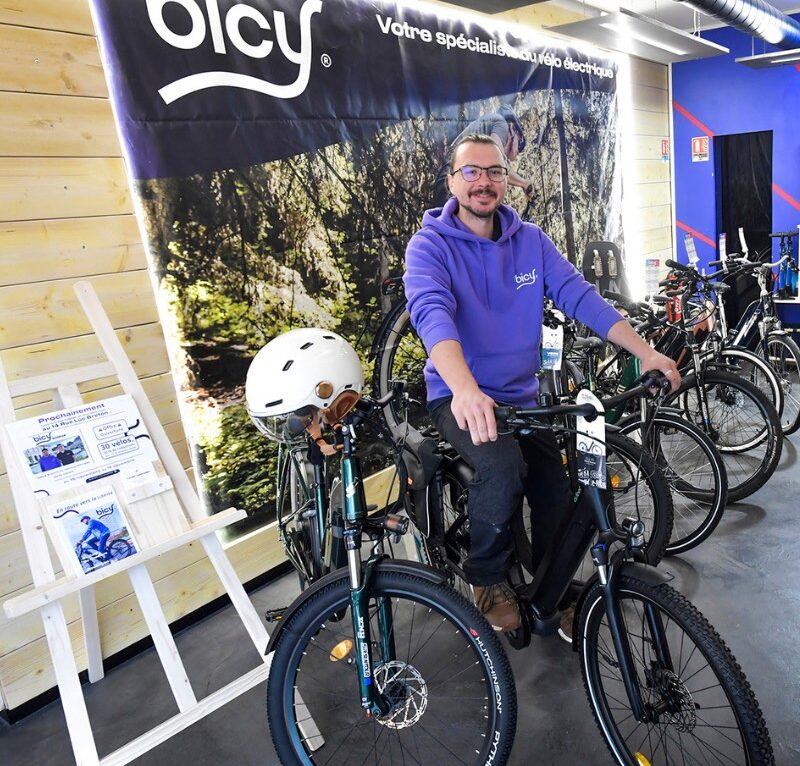 Xavier, responsable de Bicy à Besançon. &copy; Bicy